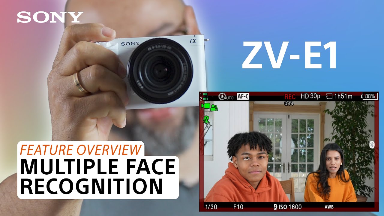 Sony | ZV-E1 Full-Frame Vlogging Camera &ndash; Multiple Face Recognition &ndash; Feature Overview