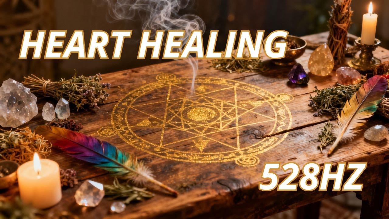 528Hz Heart Chakra Healing | Open Your Heart & Restore Emotional Balance