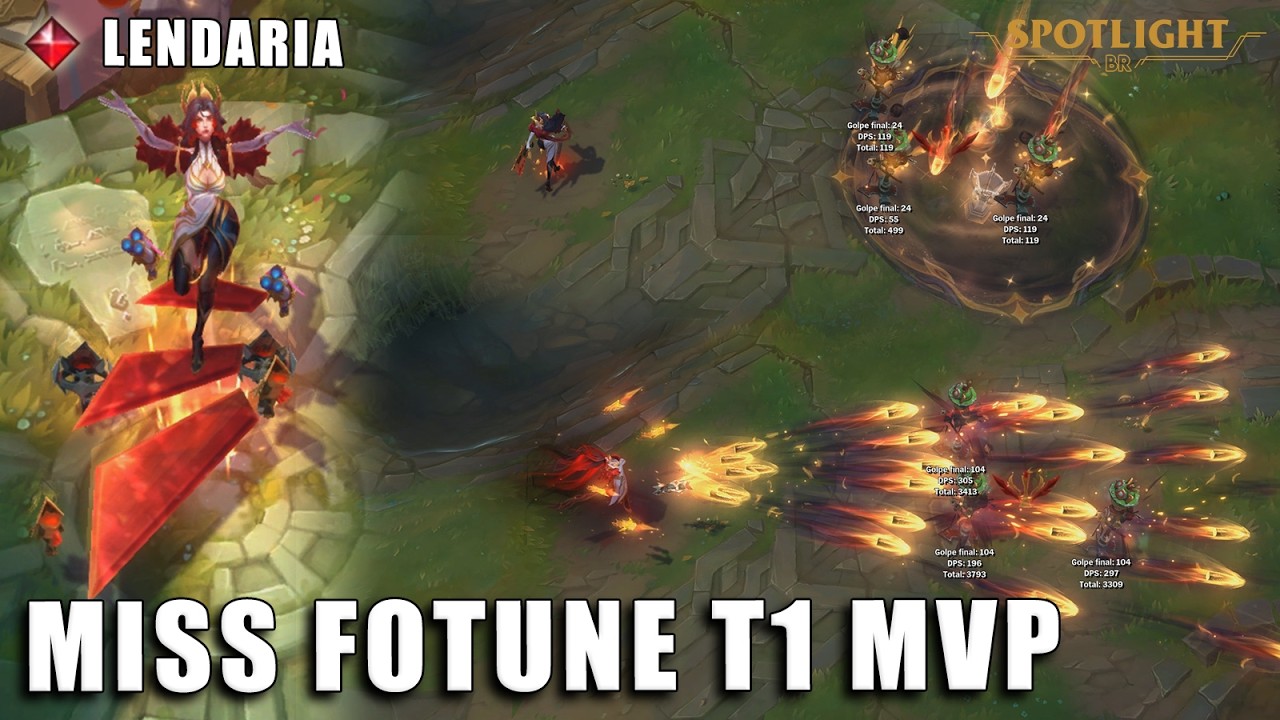 Miss Fortune T1 MVP Skin Spotlight PREVIA