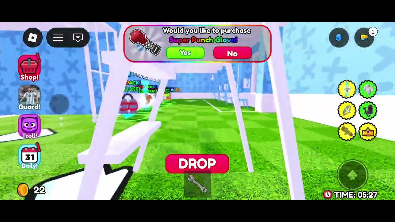 ROBLOX. IGRAM MESSI'S PIRSON RUN