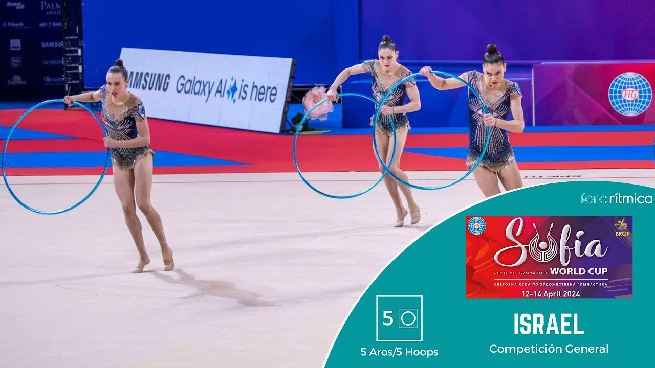 Israel 5 Aros/5 Hoops - FIG World Cup Sofia 2024