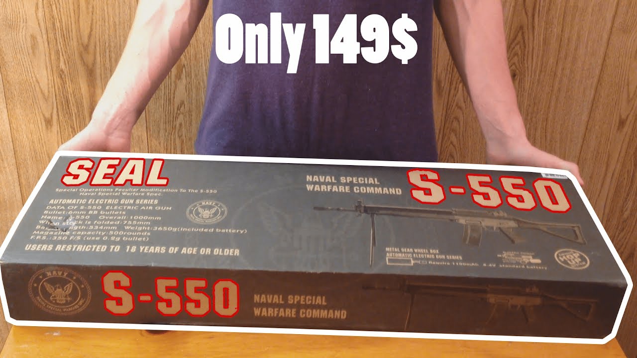 Airsoft SIG 550 Gun Review And Shooting Test!
