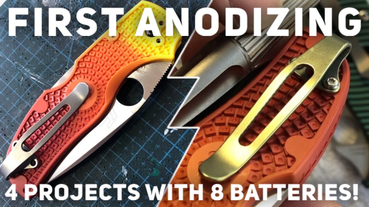 First Time Anodizing Titanium at Home With 9V Batteries
