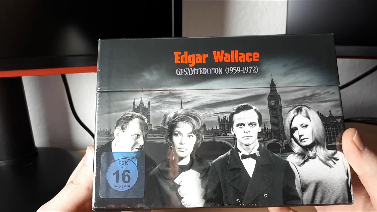 Edgar Wallace Gesamtedition (1959-1972) 33 DVDs Unboxing German