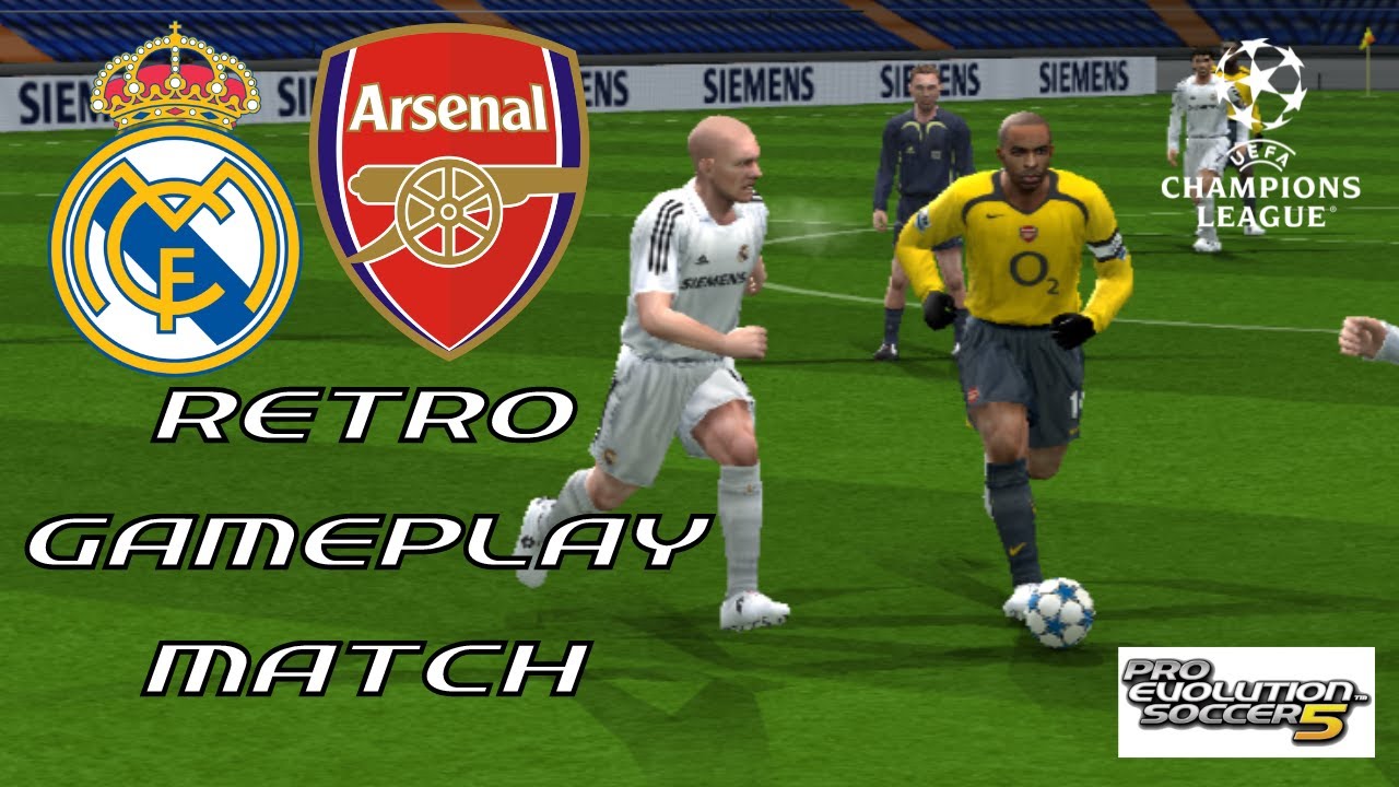PES 5 Retro Match Remake - Uefa Champions League 2005/2006 - Real Madrid vs Arsenal