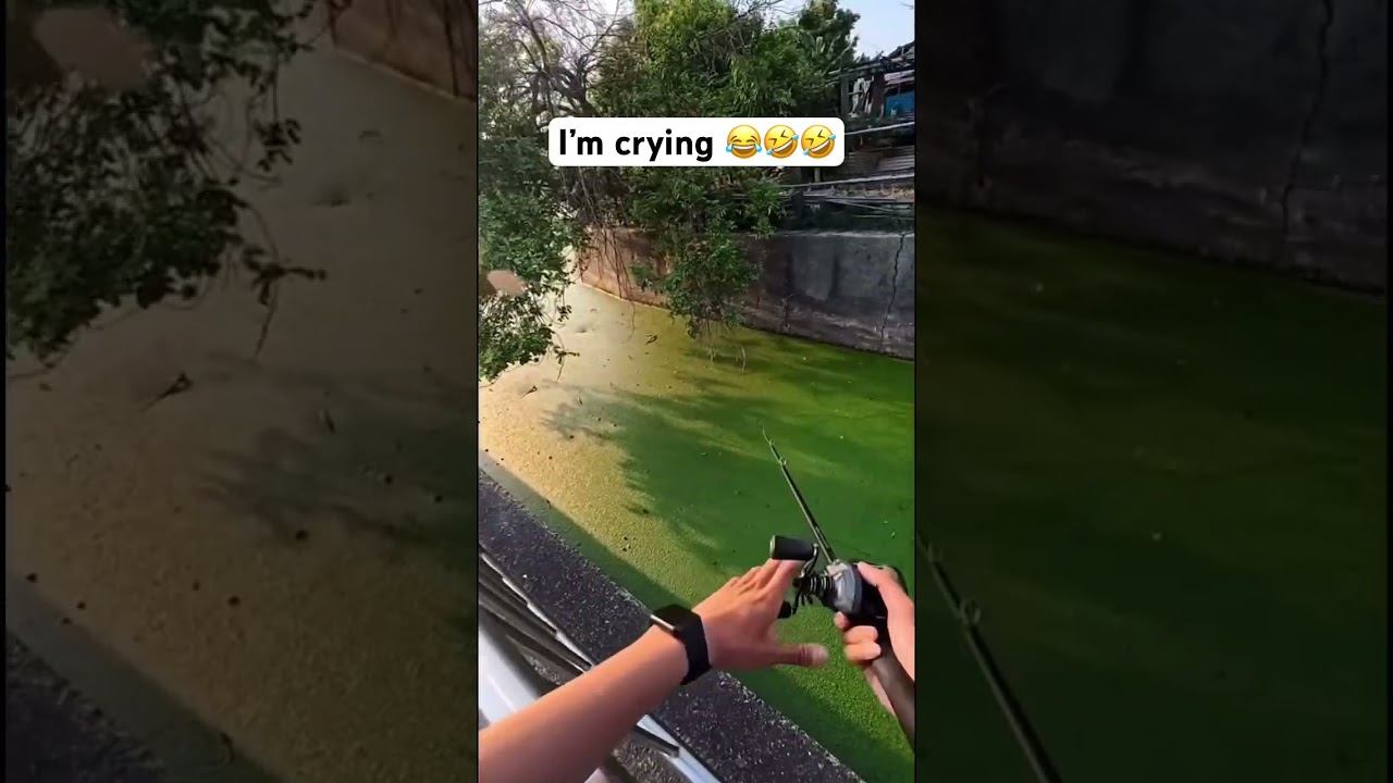 When that hook set a little too strong #fishingfail #hookset #funnyclips
