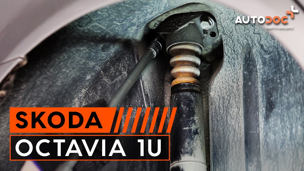 Comment remplacer un amortisseur arrière sur SKODA OCTAVIA 1U [TUTORIEL AUTODOC]