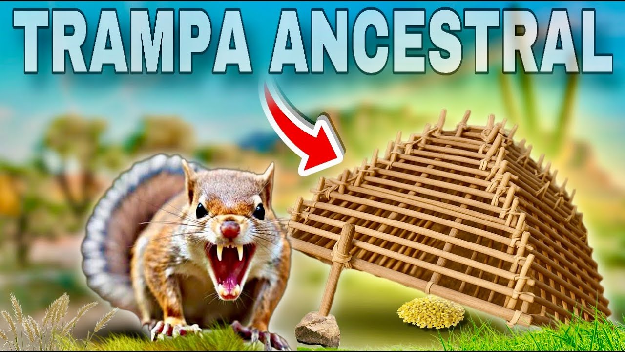 CONSTRUIMOS y PUSIMOS A PRUEBA esta TRAMPA ARTESANAL para atrapar animales.