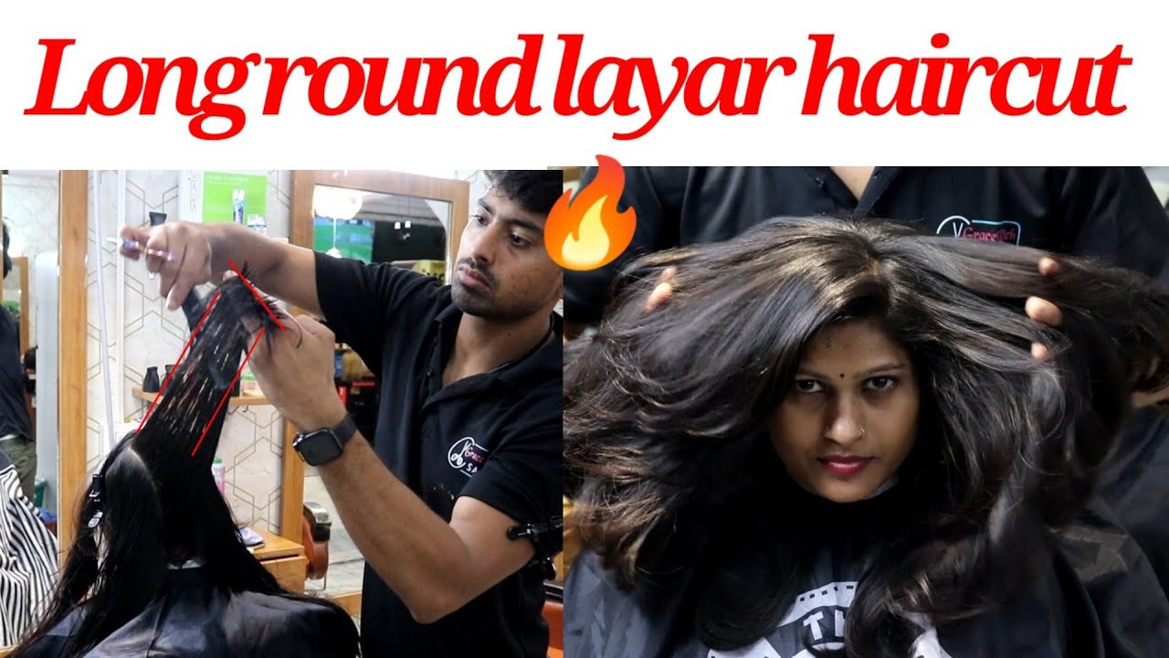 Long Round Layar Haircut ✂️🔥 By Arif Malik