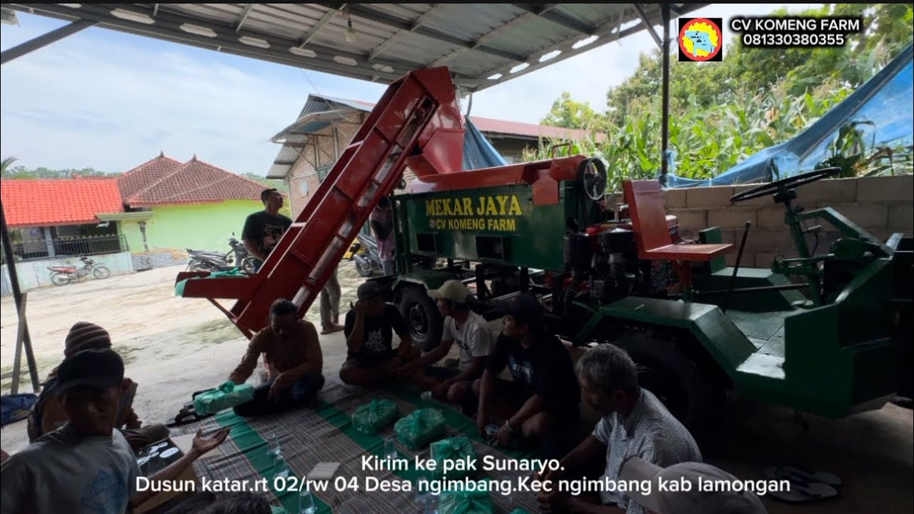 MESIN PEMIPIL JAGUNG CONVEYOR CV KOMENG FARM,Langsung Tasakuran.