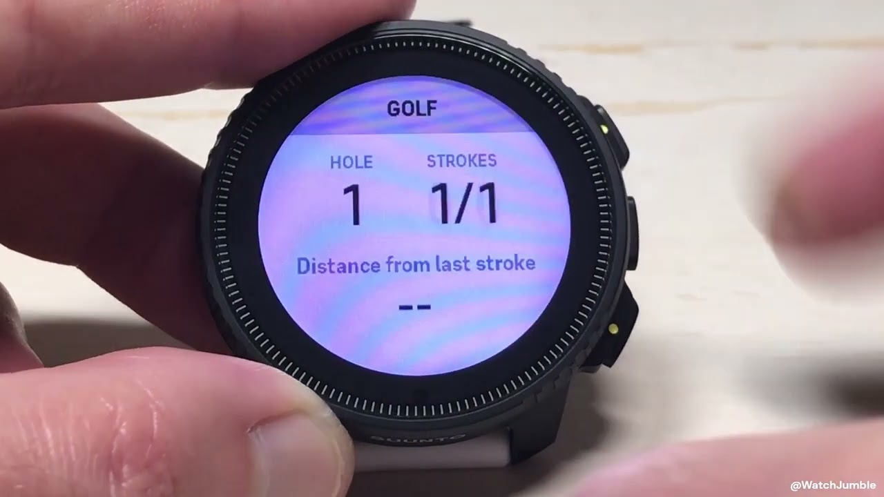 Keep Golf Score on the Suunto Vertical!