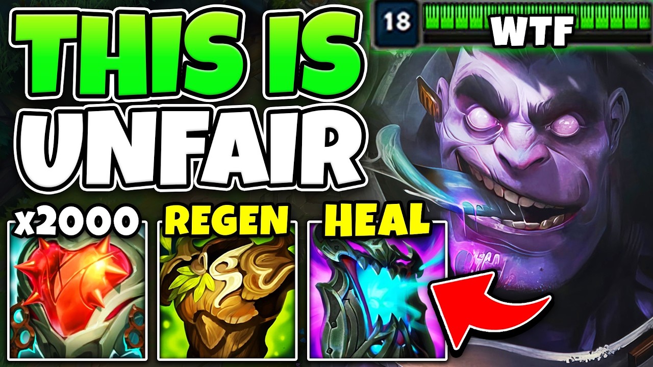 Dr. Mundo but I hit 5000 health at 15 minutes and nobody can kill me (THIS IS SO UNFAIR)