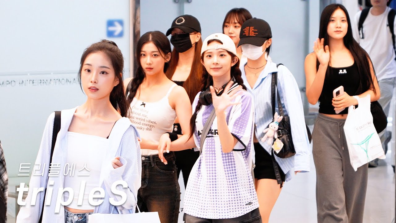 240809 트리플에스 tripleS 일본 일정 마치고 귀국 arrive in SEOUL 4K