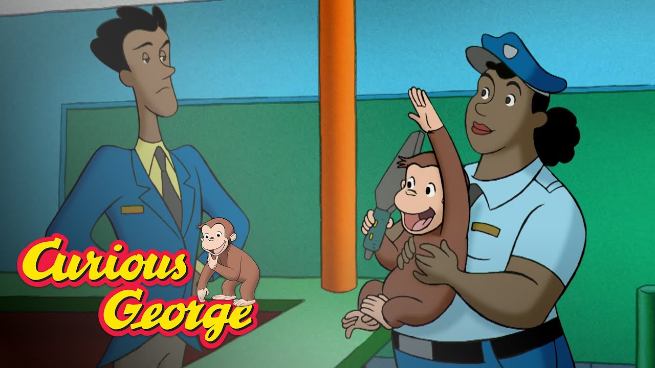 George at Airport Security 🐵 Curious George 🐵Kids Cartoon 🐵 Kids Movies 🐵Videos for Kids