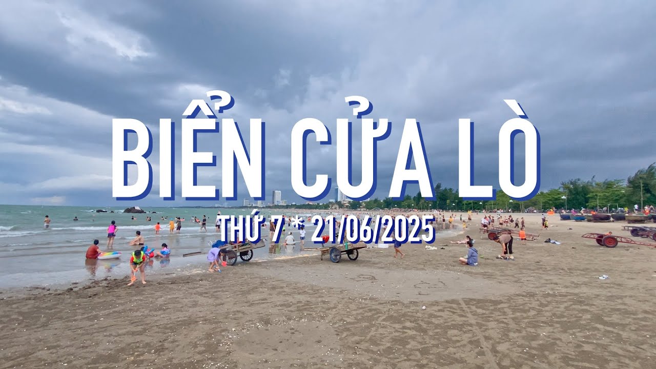 Biển Cửa Lò Cuối Tuần Thứ 7 Ngày 21/6/2025 - Hè Này Bạn Đã Đặt Phòng Cửa Lò Chưa?