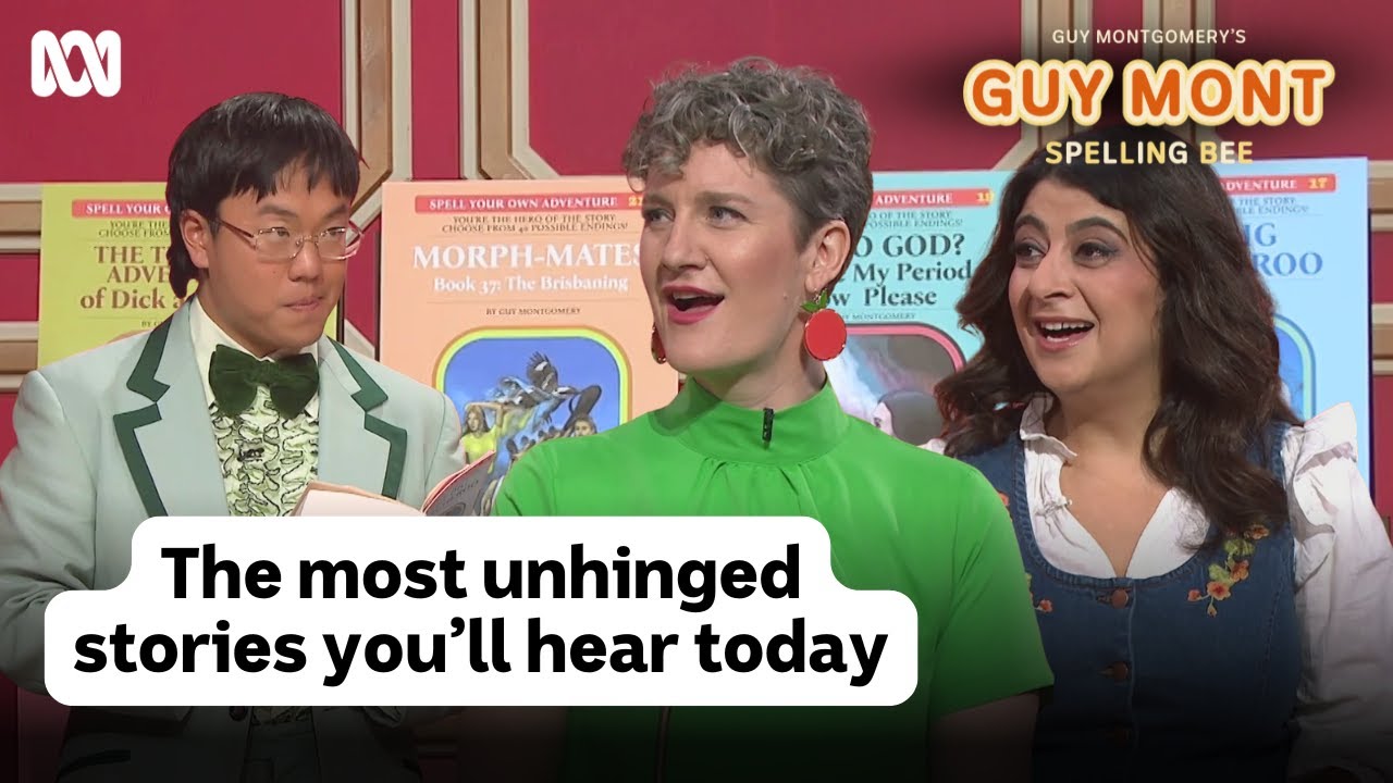 Spell your own adventure | Guy Montgomery's Guy Mont Spelling Bee | ABC iview