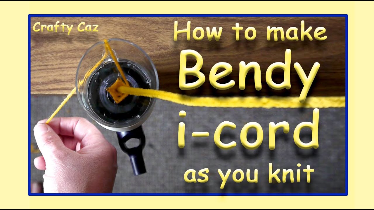 How I make Bendy i cord for my projects is SO much fun | Prym i-cord maker #hack