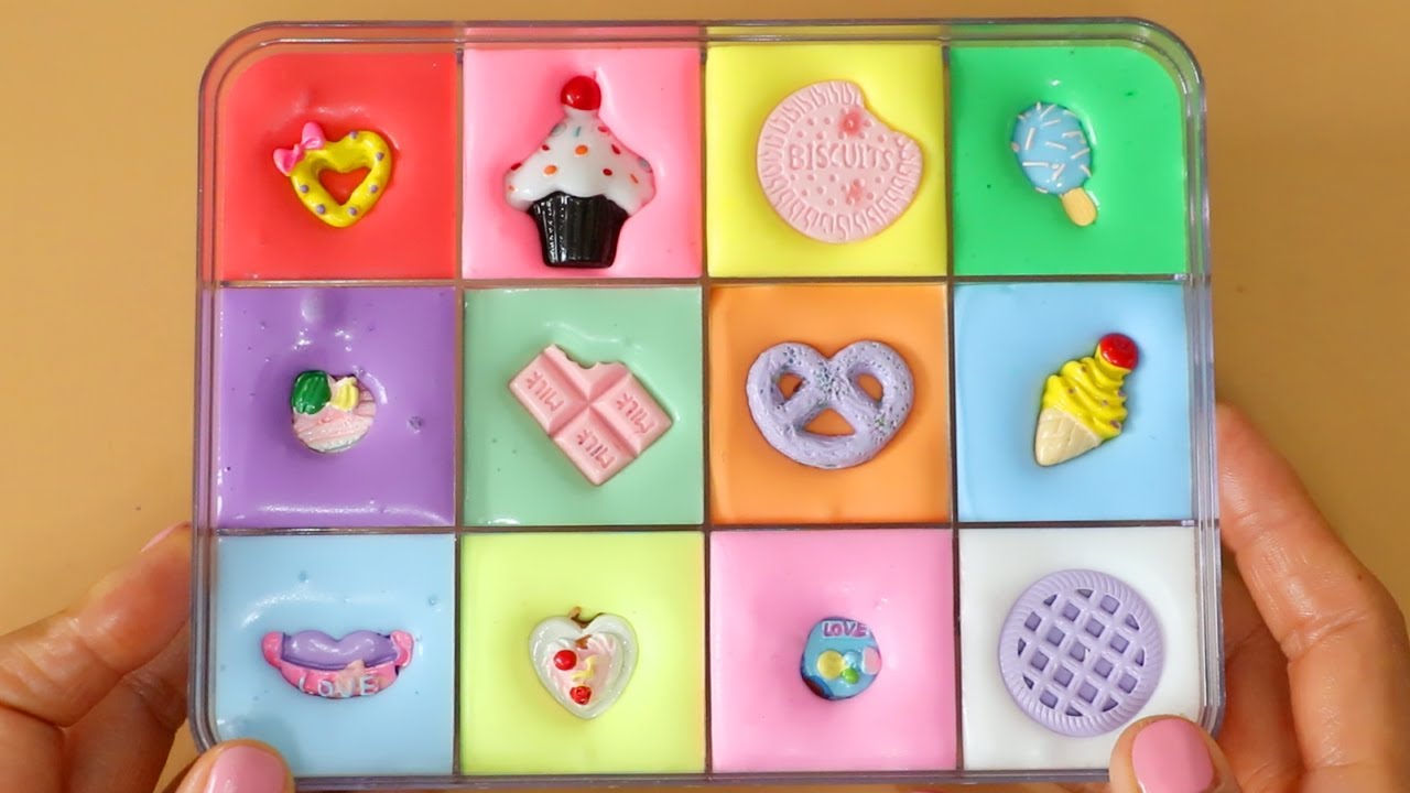 Clay Slime Coloring Compilation with Clay,glitter ! Most Satisfying Slime Video★ASMR★#ASMR