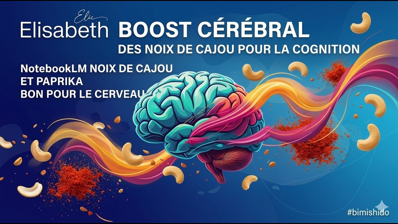 Richesse des noix de cajou pour ton cerveau à l'heure IA pour toi ? #bimishido #cerveau #paprika