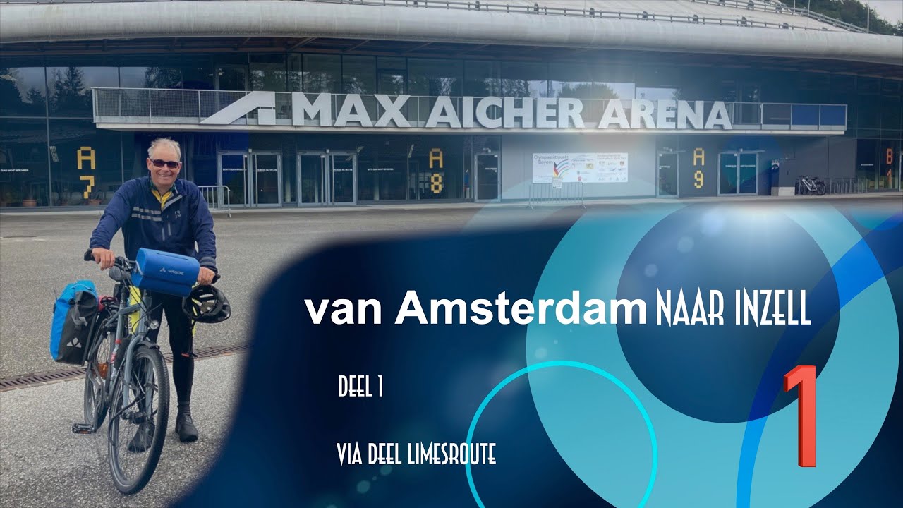 Fietstocht van Amsterdam naar Inzell (deel 1). Via de Limes route.