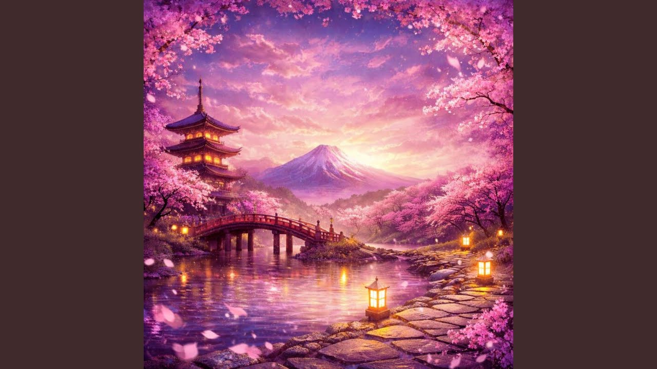 Petals Drifting Across Still Water