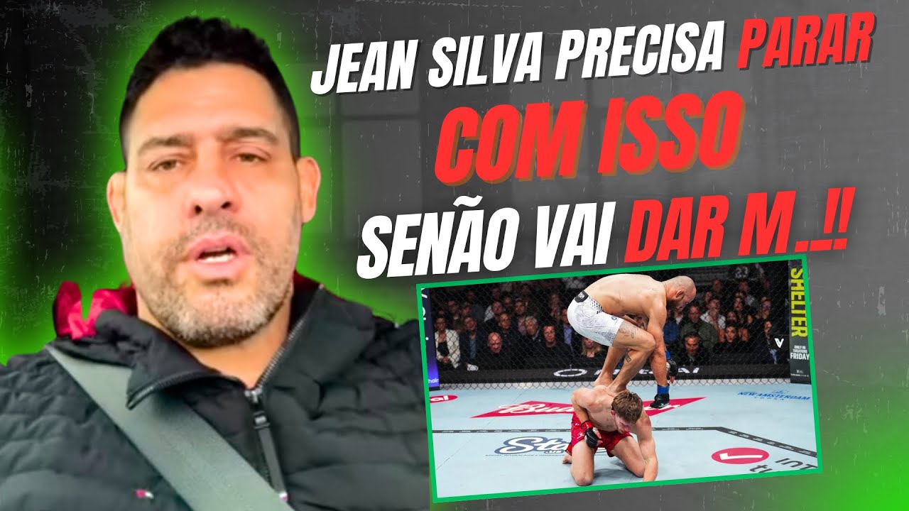DANIEL GRACIE FAZ ALERTA SOBRE POSTURA DO JEAN SILVA - “ELE PRECISA PARAR DE LUTAR ASSIM!!”