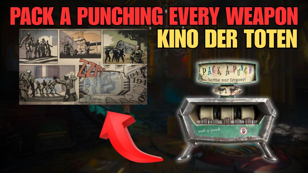 PACK A PUNCHING EVERY WEAPON, KINO DER TOTEN (EVERY ZOMBIES MAP EVER)