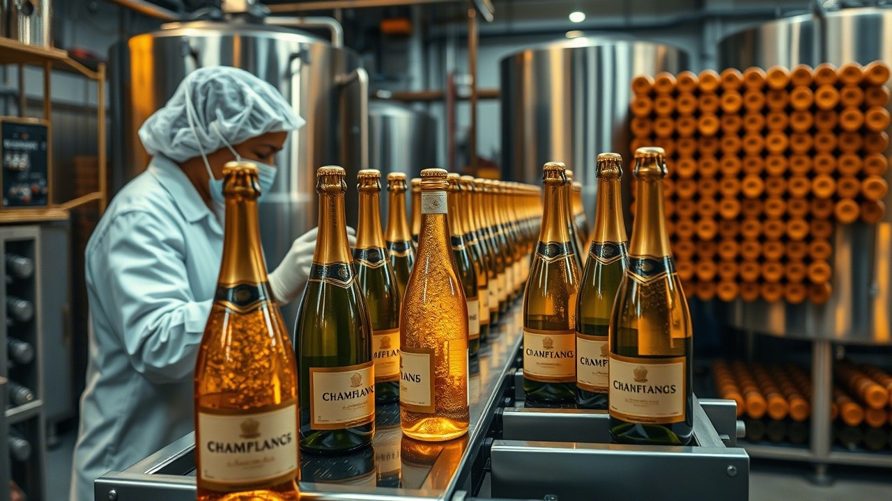 C&oacute;mo Se Fabrica El Champagne En La F&aacute;brica