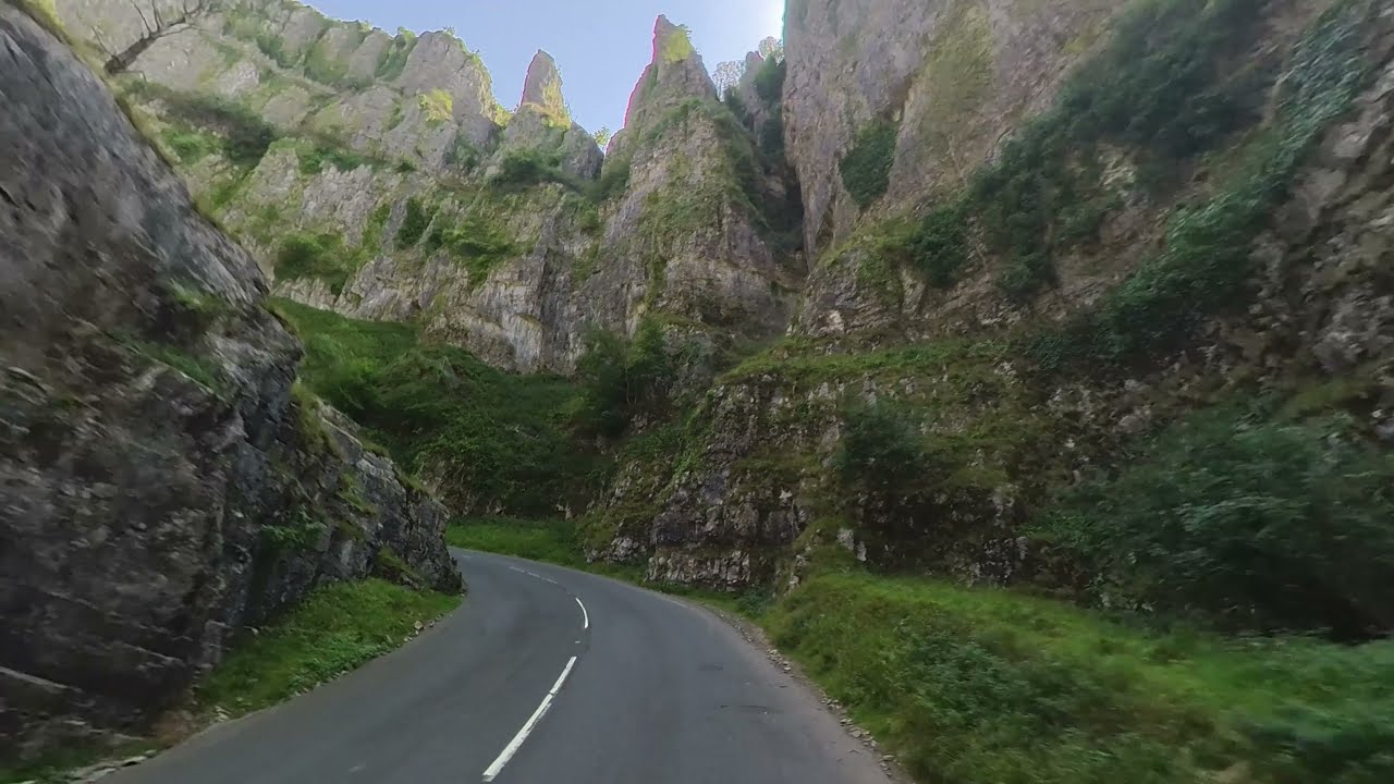 Drive Through Cheddar Gorge Somerset Insta360 x3