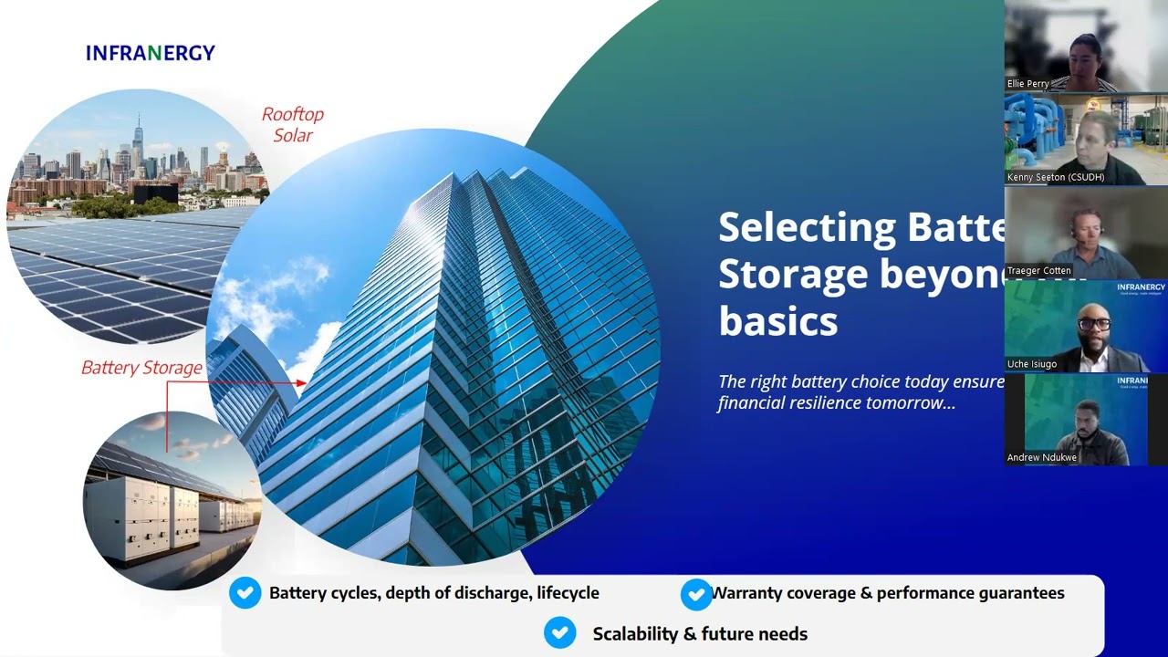 Commercial Battery Storage Workshop
