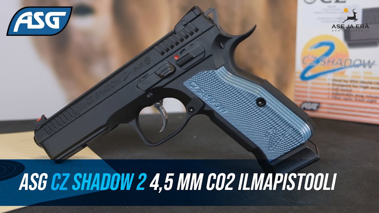 ASG CZ Shadow 2 4,5mm BB ilmapistooli - Ase ja Erä.fi
