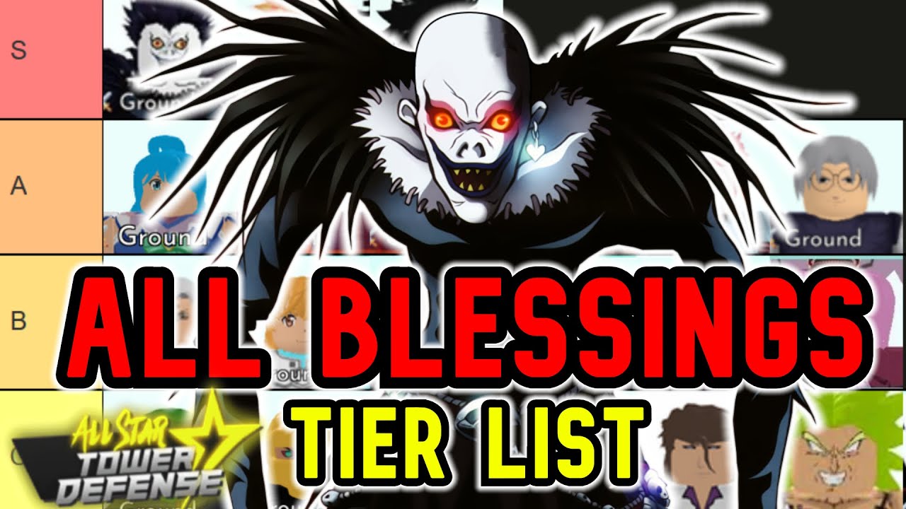 Which Blessing is the Coolest?  | All Blessings RANKED Tier List All Star Tower Defense