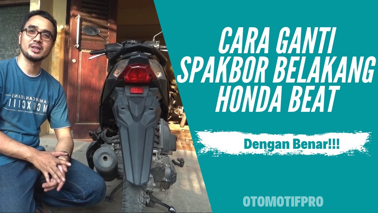 Tutorial Membuka dan Memasang  Spakbor Belakang Honda BeAT FI
