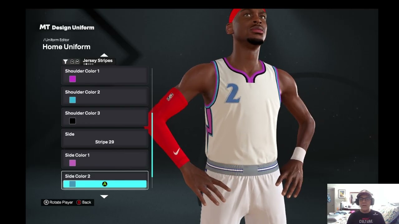 NBA 2K26 MyTeam Create Custom Uniforms (old version) Check out the new video instead in the channel