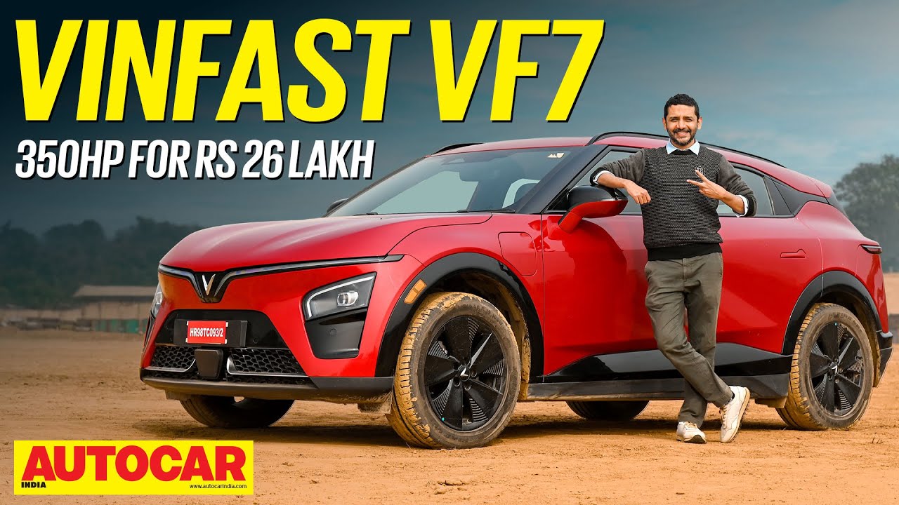Vinfast VF7 India review - AWD crossover is quicker than a Harrier EV | Autocar India