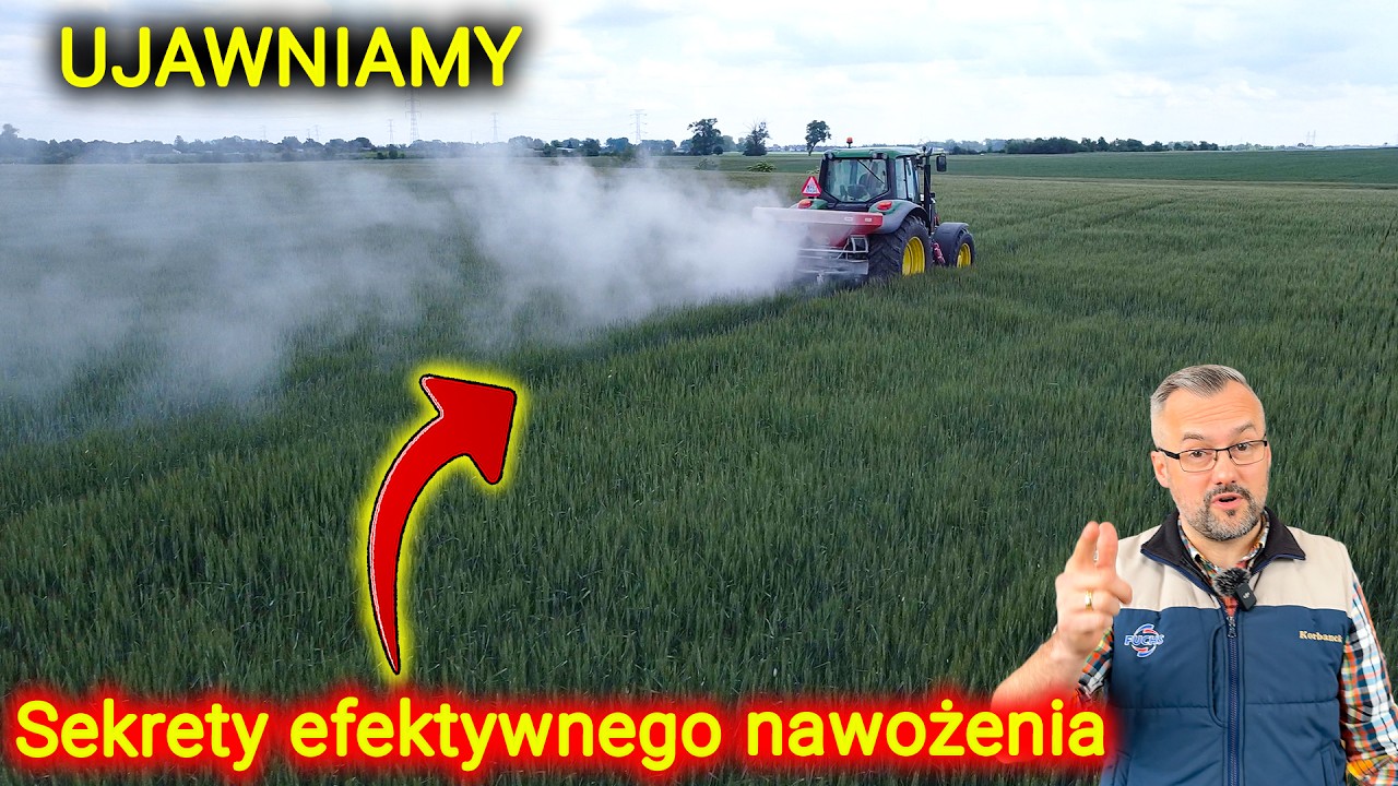 Rozsiewanie nawozu 👉 Sekrety efektywnego nawożenia [Korbanek]