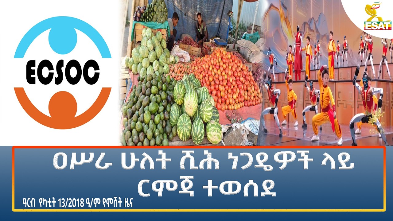 Ethiopia - ESAT Amharic Night time News 20 February 2026
