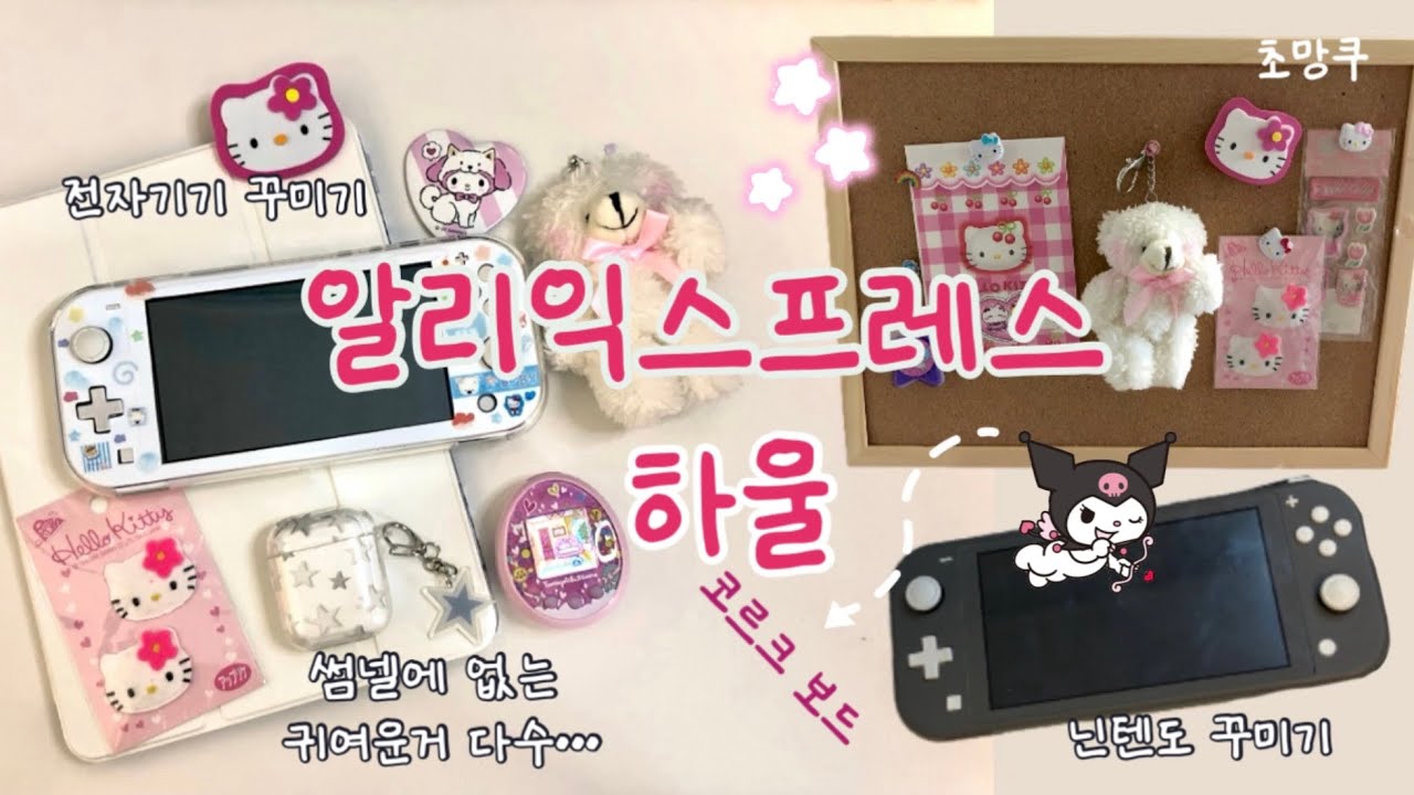 알리익스프레스 하울💥| 닌텐도 꾸미고 동숲 하고 다마고치까지❗️여름 맞이 쇼핑〰️🍥