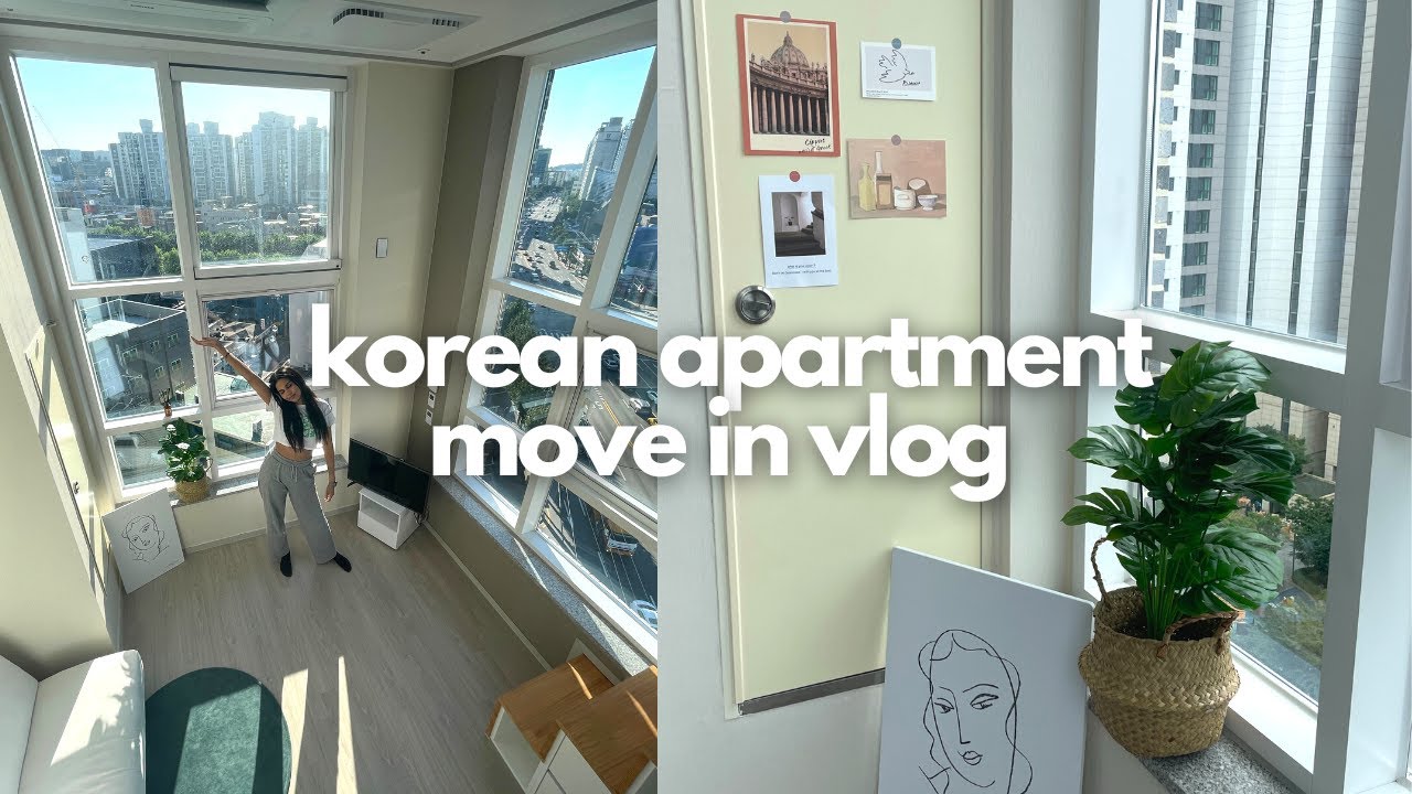 🏡 Moving into my dream seoul apartment - decorating, cleaning | Life in Korea | Annie Nova