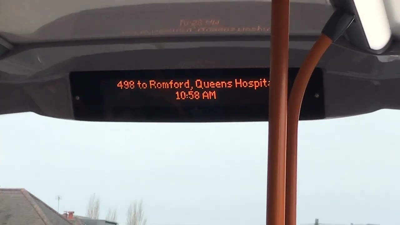 Ibus Announcement | 498 to Romford Queens Hospital
