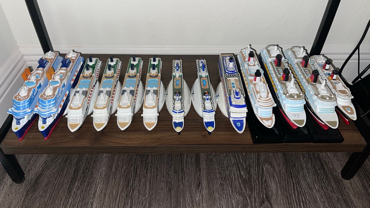Celebrity and Disney Ship Models