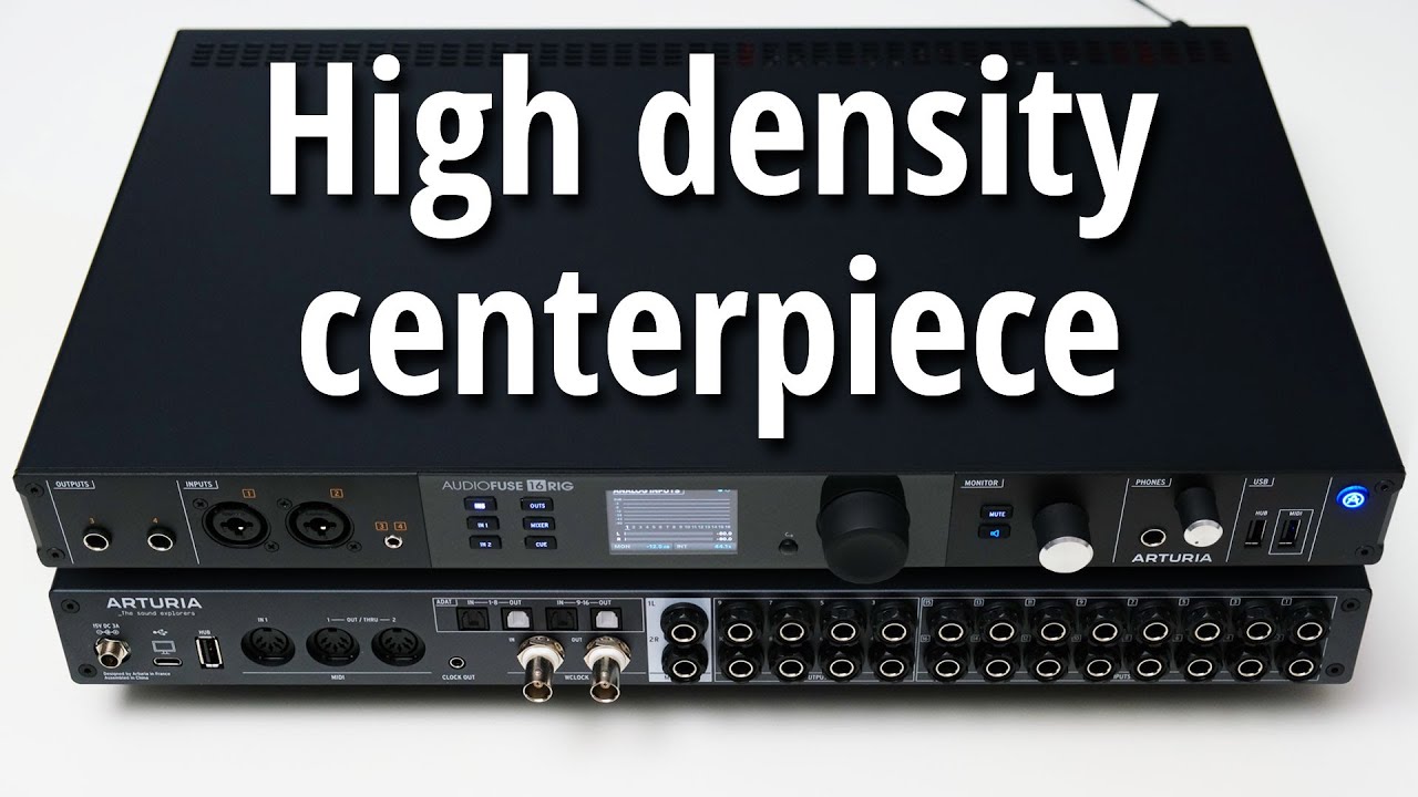 ARTURIA AudioFuse 16Rig – Обзор USB-аудиоинтерфейса