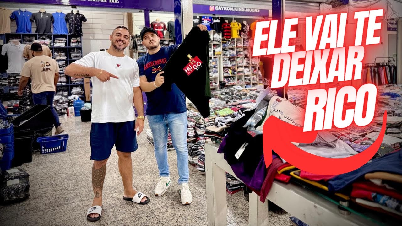 🔥👕A MAIOR LOJA DO BRÁS DE CAMISETAS E MOLETONS COM MILHARES DE PRODUTOS DE ALTA QUALIDADE! #brás