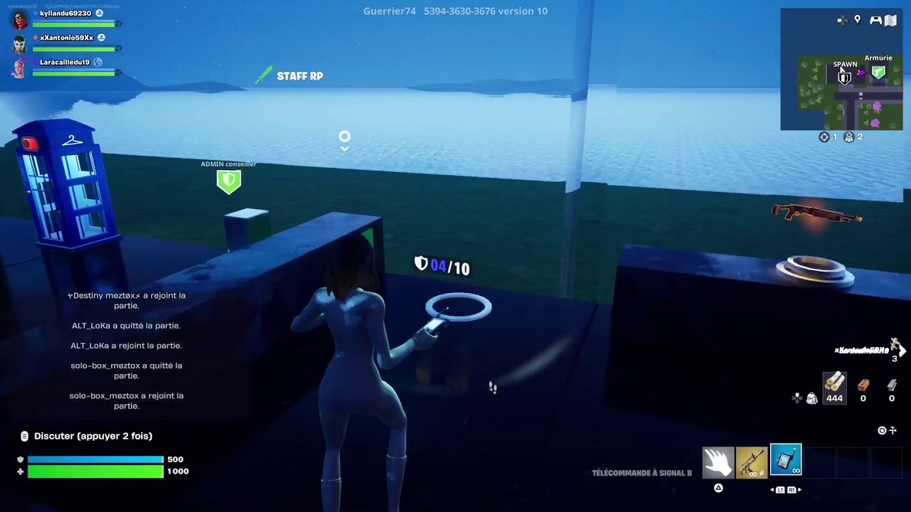 Je suis staff sur la Zet life RP meilleur map RP.