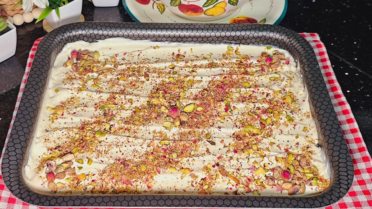 عيش السرايا على أصوله… وصفة مضمونة من أول مرة  Eish El Saraya – Perfect Dessert Recipe!