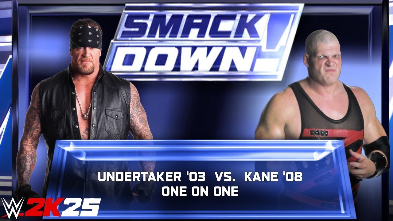 WWE 2k25 - Undertaker '03 vs Kane '08: Single Match at Smackdown 