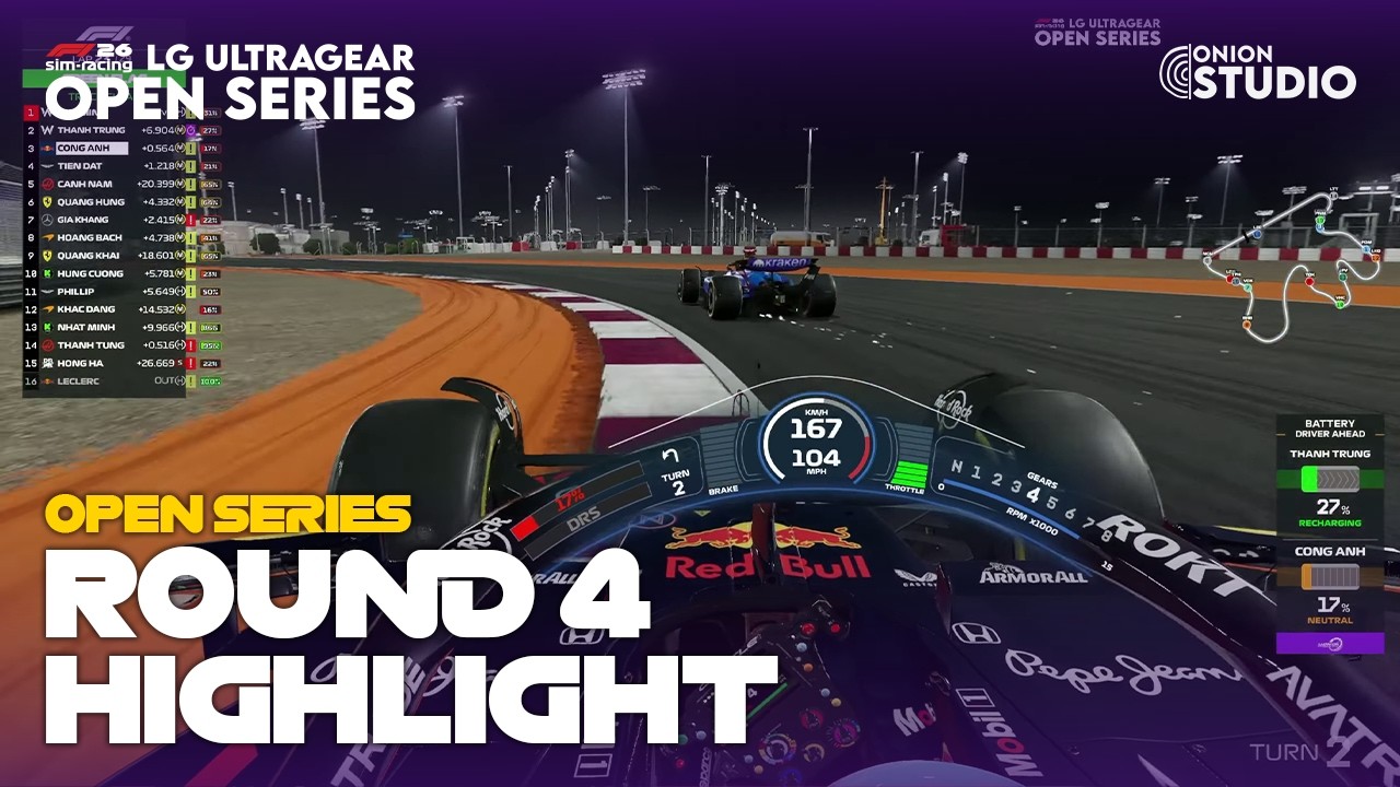 RACE HIGHLIGHTS LG ULTRAGEAR OPEN SERIES R4 | F1 Sim-racing