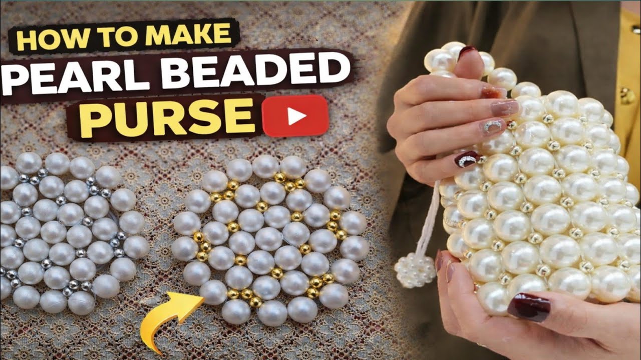 How to Make Bigger Base Bucket beaded bag | Beaded bag tutorial