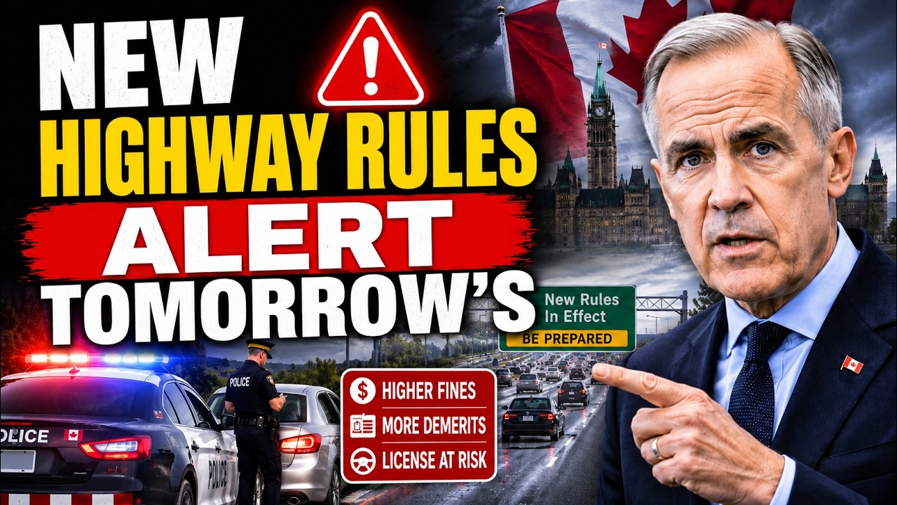 URGENT: New Canadian Highway Rules Begin TOMORROW &mdash; Drivers Could Face Instant Fines Nationwide