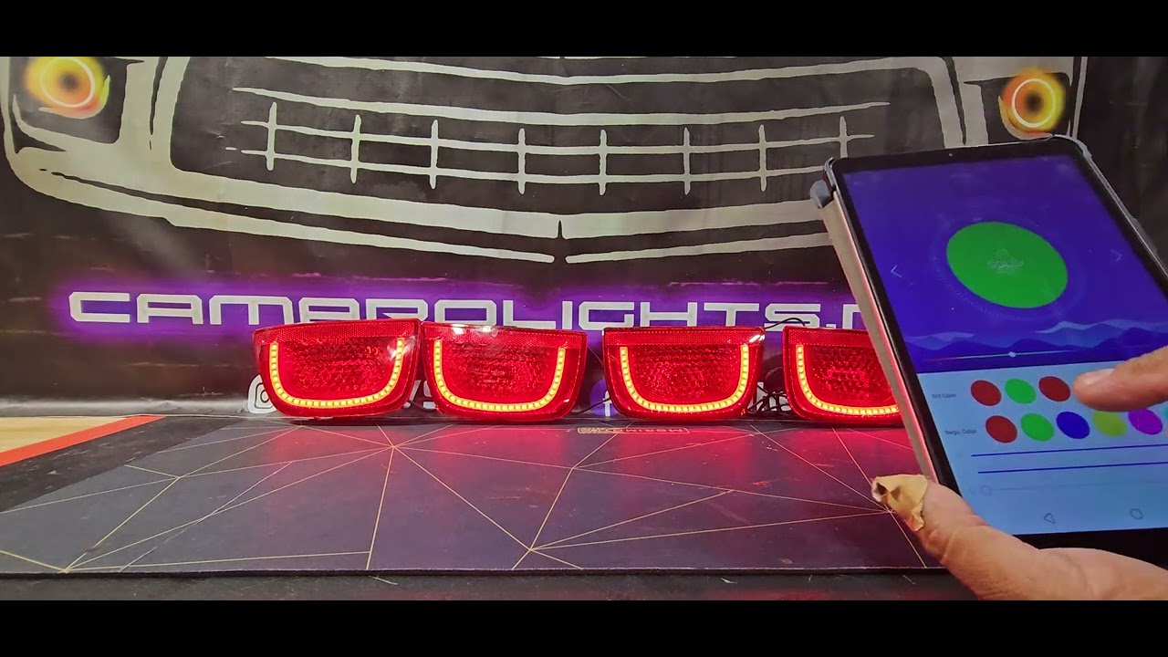 2010-2013 Camaro RGBW tail light halos